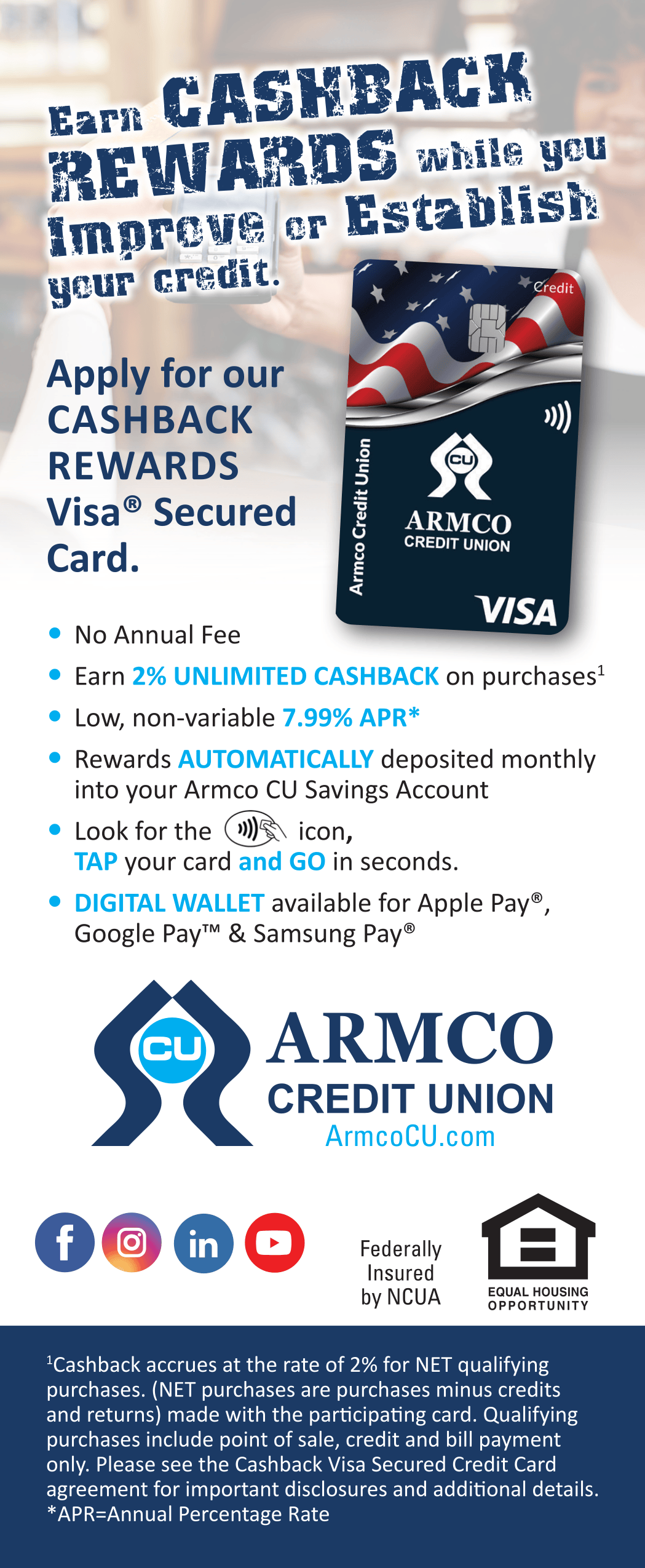 Secured Visa Rack Card p2
