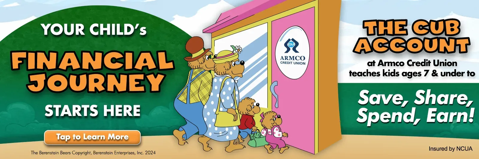 YOUR CHILD's
FINANCIAL JOURNEY
STARTS HERE